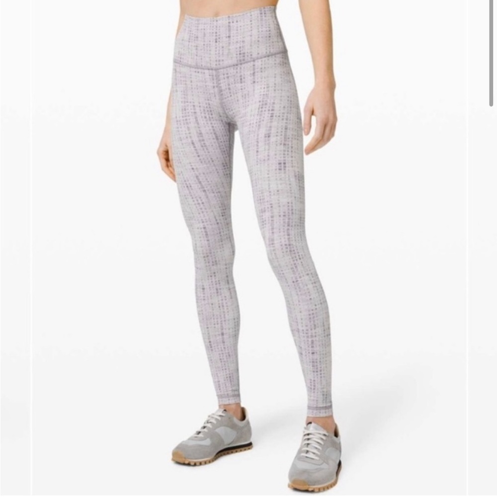Lululemon Wunder Under High-Rise Tight 28" Luxtreme Size 4 Jacquard Moonphase